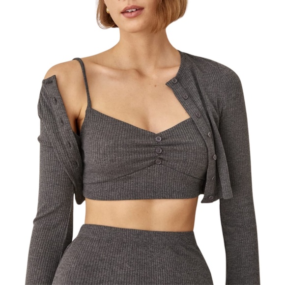 NEW Reformation Niko Set Iron Medium - Picture 14 of 17